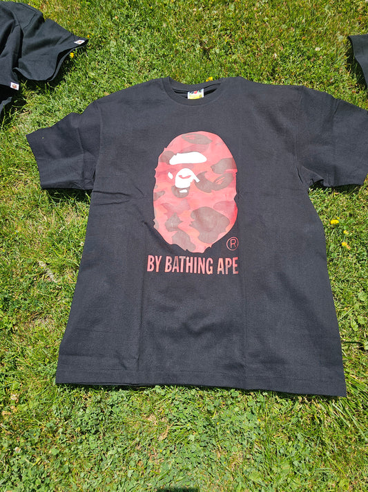 BAPE tee - Red Head